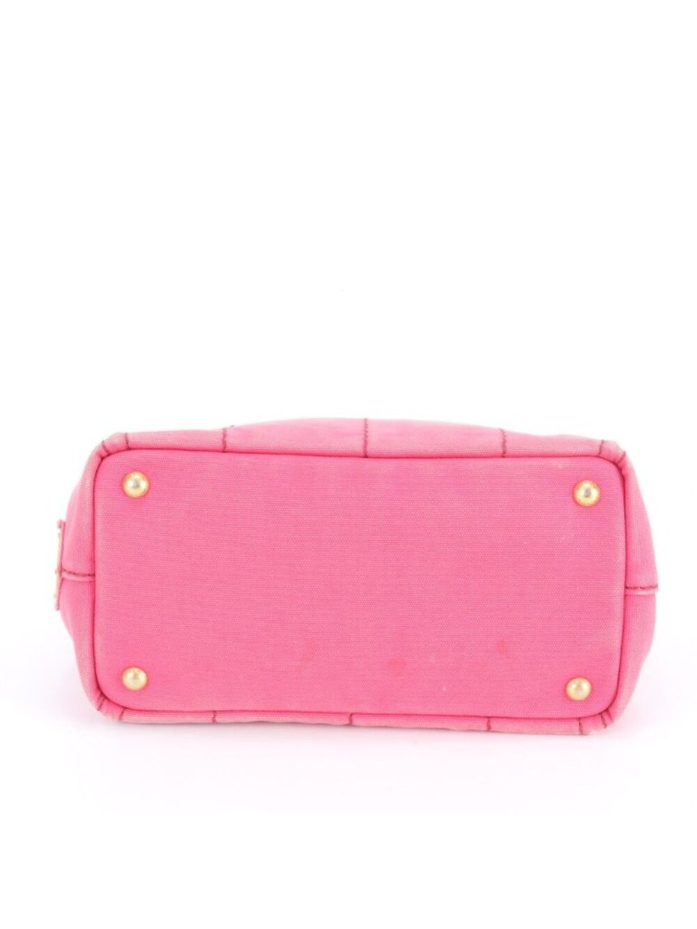 Prada Canapa Handbag Tote Trianglelogo Pink - Picture 5 of 8
